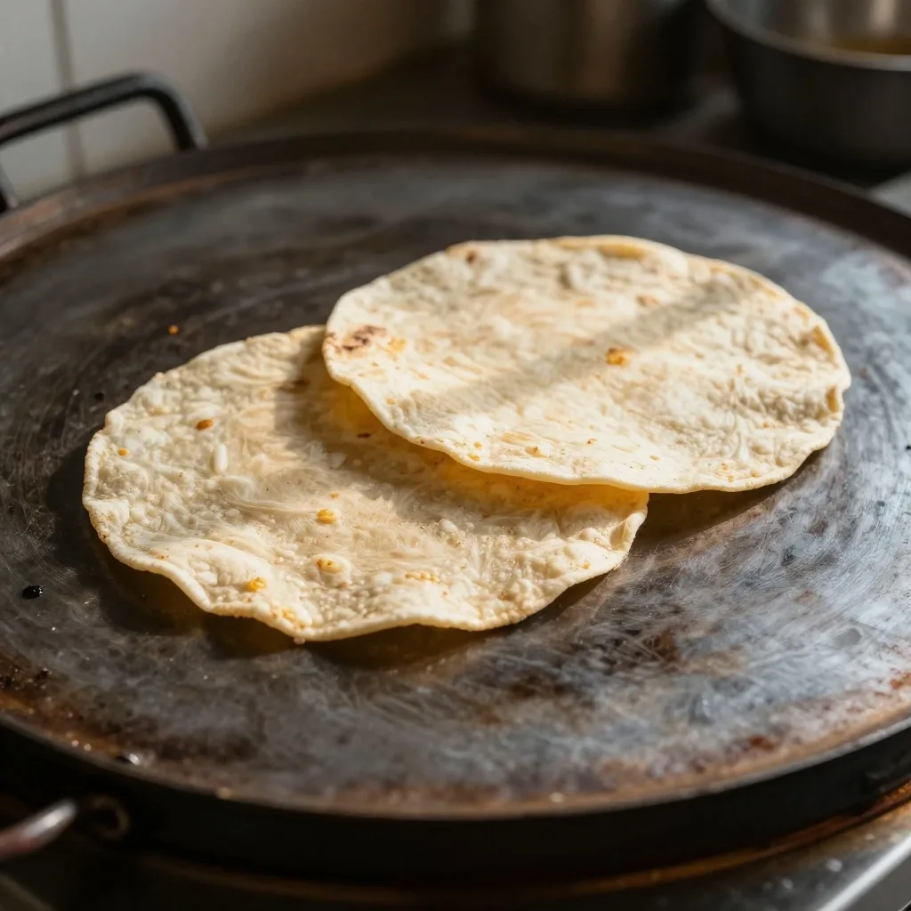 Hand-pressed fresh tortillas cooked under high heat for Sydney orders