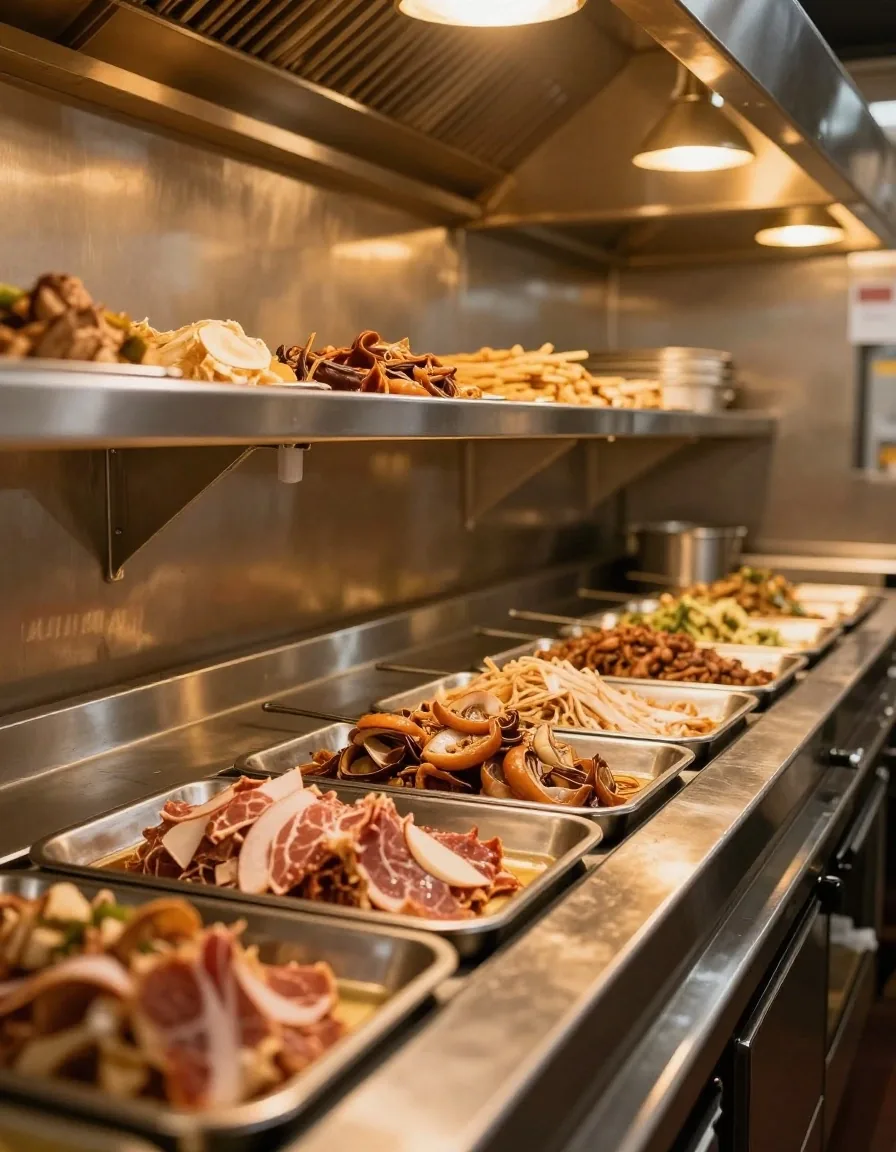 High volume dual line assembly kitchen at George Street taqueria