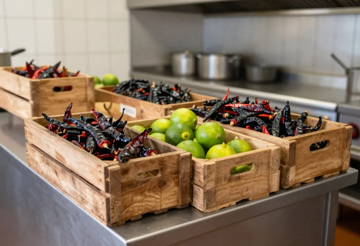 Authentic Mexican chillies, fresh coriander, and Australian seasonings prepared at Guzman y Gomez Sydney