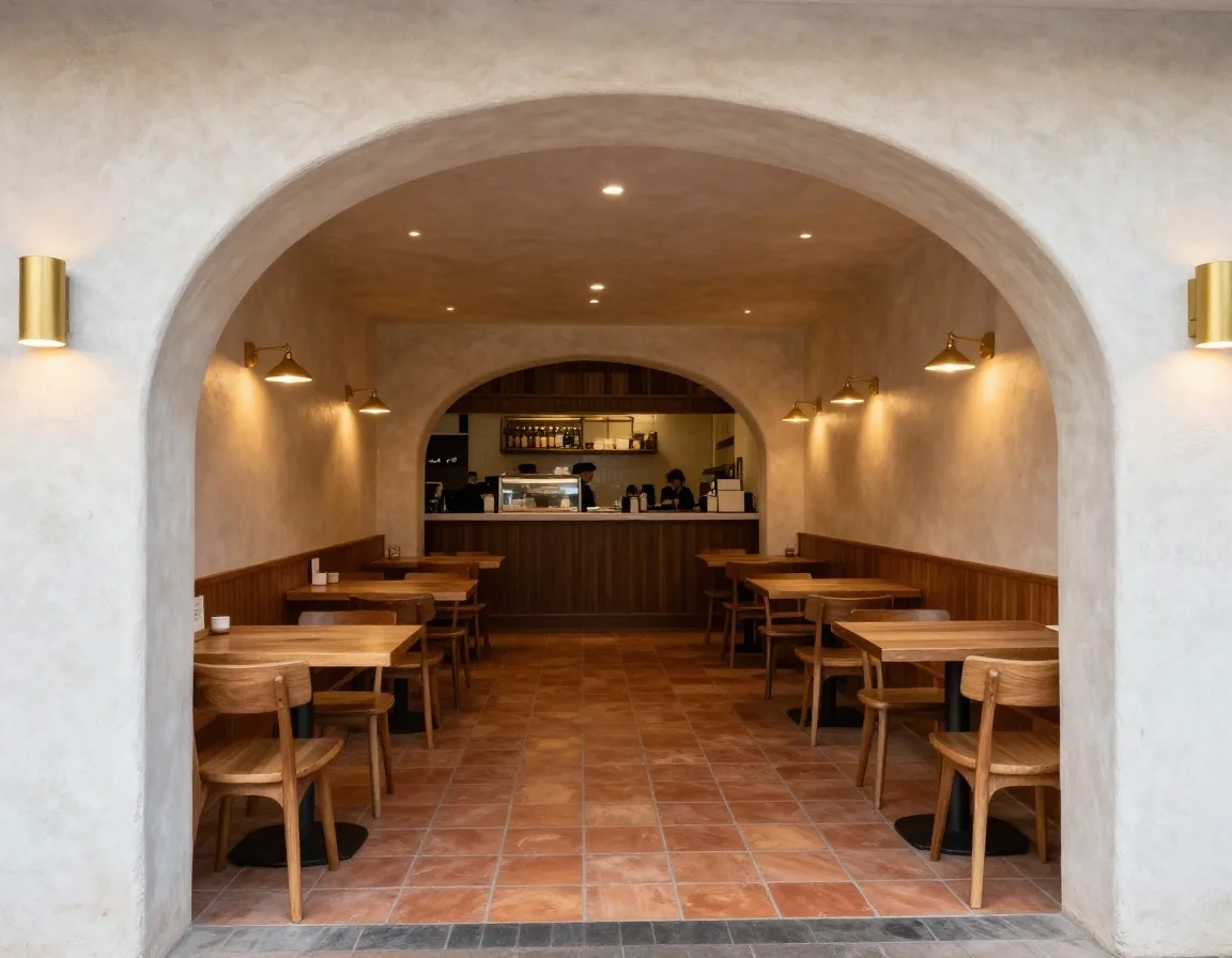 George Street Sydney taqueria counter interior at dusk